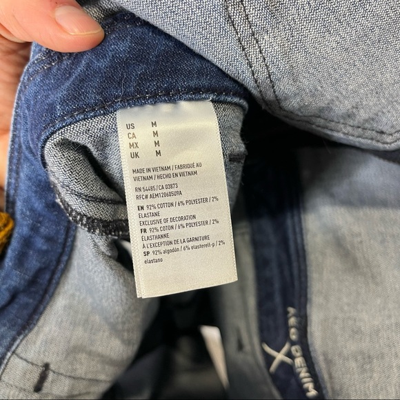 🦋🌙 AEO | Dark Wash Zipper Overalls - Picture 9 of 10